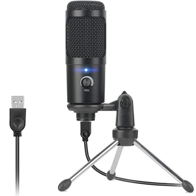 Microfone Professional Studio, podcast, karaoke, pc, streaming