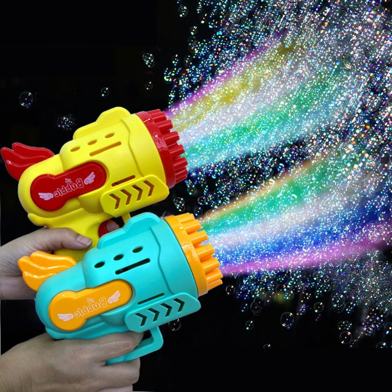 Brinquedo maquina de bolhas de sabão para crianças